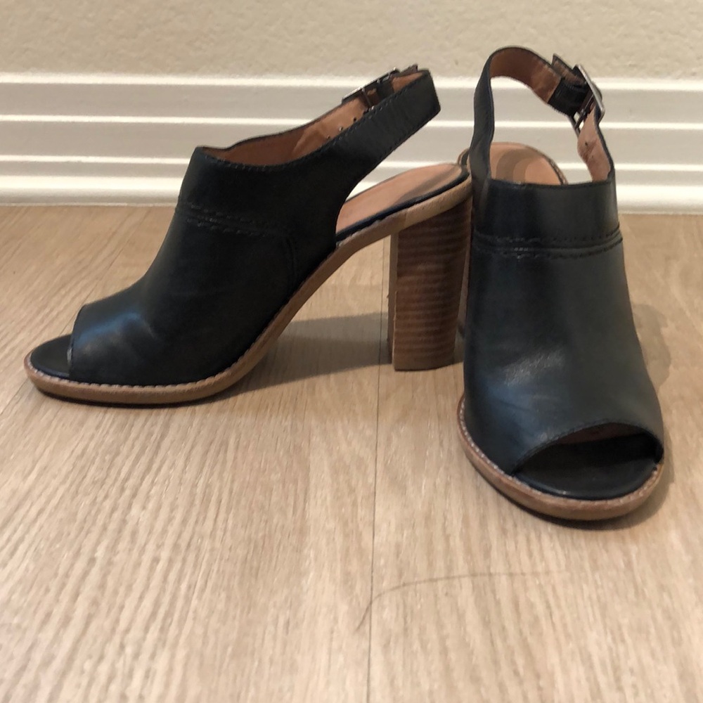 Madewell Top Stitched Slingback Sandal